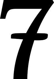 7 (seven) is the natural number following 6 and preceding 8. File Hand Written 7 Svg Wikimedia Commons