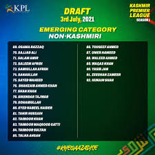 2 days ago · catch up with the latest cricket news, live cricket score updates and live coverage of cricket matches. Kpl 2021 Players Draft Kashmir Premier League 2021 Draft Live Stream