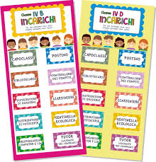 Poi, durante il momento della continuità fra i bambini piccoli della scuola dell' infanzia e quelli grandi della scuola primaria, si è potuto giocare fisicamente. Cartellone Degli Incarichi Maestra Mary