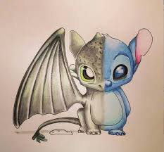 Would You Rather Have Stitch Or Toothless As A Pet Aurfrancois Aurfrancois Pet Stitch Toothless Dessins Mignons Stich Dessin Dessins Disney