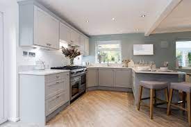 Their commitment to their beliefs also saw shakers forgo many decorative flourishes, and anything that was considered to be distracting or 'deceitful.' what are shaker kitchens and why? 7 A Shaker Style Grey Kitchen Transformation Ideas Kitchen Transformation Blue Shaker Kitchen Kitchen Design