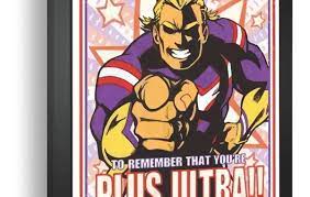 Quadro Decorativo Poste Boku No Hero Academia All Might No Elo7 Quadrolandia B P 179d101