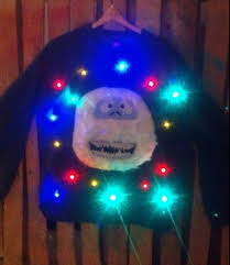 Hilarious partridge in a pear tree tacky ugly christmas sweater light up mens garland, pears size s, m, l, xl, xxl, 3x, made to order. Light Up Christmas Sweaters