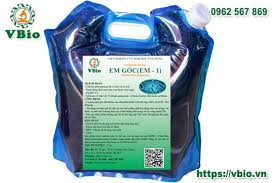 Chế phẩm EM1 (túi 10 lít) - Viện nghiên cứu sinh học ứng dụng