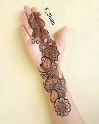 Types of mehndi design in hindi aapke haatho ke liye. Latest Arabic Mehndi Design For Front Hand K4 Fashion 2021