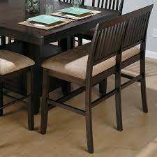 This dining set includes a table, four side chairs and bench. Jofran Counter Height Fabric Bench In Baker S Cherry Finish Walmart Canada