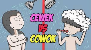 Gambar lucu kartun, bergerak, animasi, meme, malam jumat (lengkap). Cewek Vs Cowok Kartun Lucu Animasi Lucu Youtube