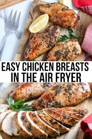 Air Fryer Marinated Chicken Breasts No Breading Recipe In 2020 Air Fryer Chicken Air Fryer Recipes Chicken Recipes