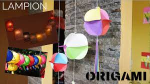 Potong bambu dengan cutter dengan lebar 1cm dan bengkokkan sehingga membentuk lingkaran. Cara Membuat Lampion Dari Kertas Origami Prakarya Tk Sd Youtube