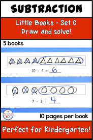 Subtraction Little Books Set C Kindergarten Lesson Plans Common Core Kindergarten Lessons Kindergarten Lesson Plans Template