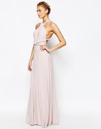 Coast Corwin V Neck Multiway Maxi Dress In Blush At Asos Com Blush Bridesmaid Dresses Bridesmaid Bridesmaid Dresses
