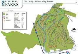 Mt Airy Forest Cincinnati Parks Forest Trail Forest Map