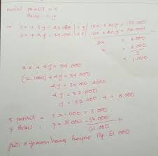 Putu Membeli 3 Pensil Dan 5 Buku Tulis Seharga Rp 43 000 00 Dan Made Membeli 2 Pensil Dan 4 Buku Brainly Co Id