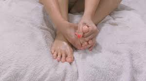 I love to touch my feet with oils, they are very soft, small and  affectionate