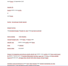 >> sebab seperti jarak tempat kerja dan rumah jauh ker?. Contoh Surat Permohonan Pertukaran Sekolah Anak Contoh Surat