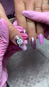 tanyaa_nails | волшебный единорог на ногтях мастер класс ногти дизайн  летний блестящий маникюр  яркие ногти  рисунки от руки  втирка на ногтях  | Дзен