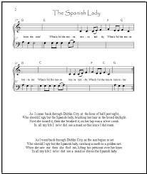 Maybe you would like to learn more about one of these? The Spanish Lady Vocal Piano Sheet Music Guitar Tabs From Ireland