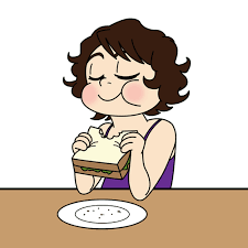 Choose from 2500+ cartoon food graphic resources and download in the form of png, eps, ai or psd. Forever Chewing By Kikity1414 Cats Dont Dance Food Cartoon Cartoon Faces