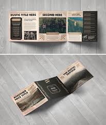 The Rustic Square Brochure Design Square Brochures Brochure Design Layout Brochure Design Template