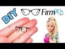 Diy Miniature Dollhouse Barbie Glasses How To Make Miniature Doll Stuff Plus Firmoo Glasses Review You Diy Barbie Clothes Diy Doll Glasses Barbie Dolls Diy