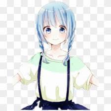 She is the heir to the capsule corporation blue is indeed my favorite color and many of my favorite anime characters wear it on their hair and eyes. Anime Freetoeedit Bluehair Pigtails Cute Girl Cute Anime Girl Blue Hair Hd Png Download 611x773 3066455 Pngfind