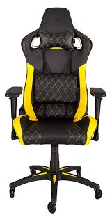 Kaufe Corsair Gaming T1 Race Gaming Chair Black Yellow The master armless task chair is the perfect marriage of industrial style and comfort.