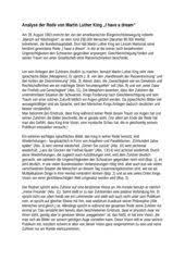 Allgemeine hinweise musikanalyse die musikanalyse ähnelt der interpretation eines gedichts: Beispiel Fur Eine Analyse Einer Politischen Rede 4teachers De