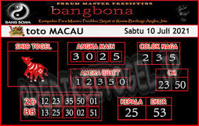 Berikut telah kami siapkan ramalan prediksi angka macau yang akan keluar hari ini pukul 22.00 wib. Angka Langit Macau 10 Juli 2021 Ini Syair Togell