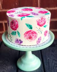 May 12, 2017 · when you sit down to begin painting, start by wetting each of your watercolor pans before anything else. Tried My Hand At Watercolor Painting Directly On Buttercream So Fun To Have A Blank Sugar Canvas Baking