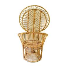mid century franco albini style peacock chair bent bamboo fan back chair in 2021 chair peacock chair farmhemian decor