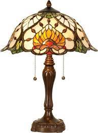 tafellamp tiffany waaier motief compleet 50 x o 40 cm tiffany lamps tiffany table lamps stained glass lamps