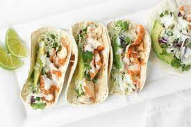 Easy Fish Tacos With Lime Crema Ahead Of Thyme