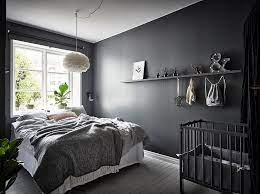 The beauty of a white bedroom is that it can take the form of any style. A Beautiful Dark Grey And White Bedroom Is To Me Entrance Makleri Gray Bedroom Walls Dark Gray Bedroom Small Apartment Bedrooms