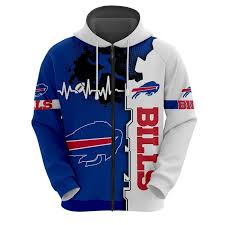 ( 5.0) out of 5 stars. Buffalo Bills Hoodie Graphic Heart Ecg Line Jack Sport Shop