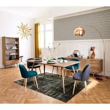 Chaise Vintage En Tissu Et Bouleau Massif Anthracite Salle A Manger Vintage Table Salle A Manger Chaise Salle A Manger