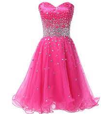 Hot Pink Short Women S Formal Dress Bridesmaids Prom Party Homecoming Dresses Pink Prom Dresses Ball Gowns Prom