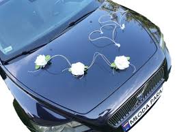 Image result for svatební  výzdoba auta