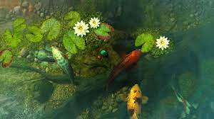 Koi Pond Garden 3d Screensaver Live Wallpaper Hd In 2021 Koi Pond Koi Live Wallpapers