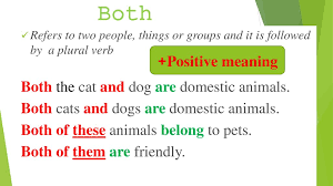 None of them is obviously plural because them is plural. Both Neither Either All None Ppt Download