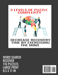 Adults in therapy for stroke or parkinson's, seniors with vision loss, and elderly people can also be helped by adapted jigsaw puzzle products. Word Search Puzzles For Stroke Patients Rebuild Memory And Logic Extra Large Print Improve Cognitive Funtion High Frequency Common Words From Stroke And Brain Related Trauma Press
