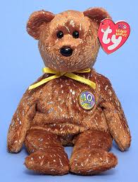 Decade Brown Ty Beanie Babies Bear
