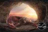 Dragon Cave Fantasy Digital Background - Etsy