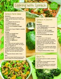 Cooking With Spinach Food Hero Healthy Recipes That Are Fast Fun And Inexpensive Different Ways Cooking Spinach Pasta Salad With Spinach Healthy Recipes
