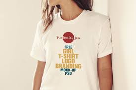 Free Girl T Shirt Mockup Free Mockup In 2020 Shirt Mockup Girls Tshirts T Shirts For Women