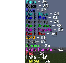 Color Chat Text Colored S Bukkit Plugins Minecraft