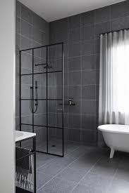 Images bathroom gray glass bathroom tiles. Grey Terrazzo Tiles Help Create A Moody Feeling In These Bathrooms