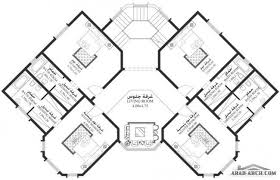 خرائط فيلا Ns 02 غرف نوم 5 أبعاد المسكن 23 80م عرضx14 70م عمق Square House Plans My House Plans Cat House Plans