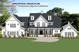 There are also a great room with dining and open kitchen areas, a separate formal dining room, a den room, upper kids play room, and ample storage space. House Plan 6849 00090 Modern Farmhouse Plan 5 001 Square Feet 5 Bedrooms 5 Bathrooms Modern Farmhouse Plans Porch House Plans House Plans Farmhouse