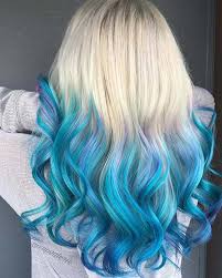 Honey blonde hair color can look very interesting when coupled with bright red on the bottom. 41 Bold And Beautiful Blue Ombre Hair Color Ideas Page 4 Of 4 Stayglam