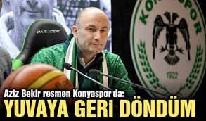 Konyaspor teknik heyetinaykut kocaman'ın ekibinde görev yapan performans antrenörü alper aşçı, yardımcı antrenör turgay altay ve kaleci antrenörü murat öztürk, tatlıcak tesislerinde çalışmalarını. Aziz Bekir Resmen Konyaspor Da Yuvaya Geri Dondum
